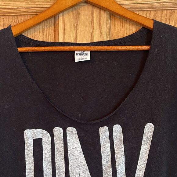 VICTORIA'S SECRET PINK Tie Front Logo Tee - Picture 4 of 9